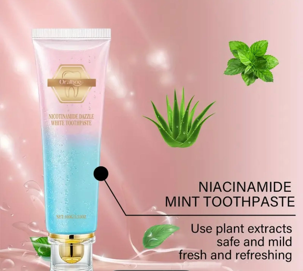 Niacinamide Dazzle White Toothpaste – 100g