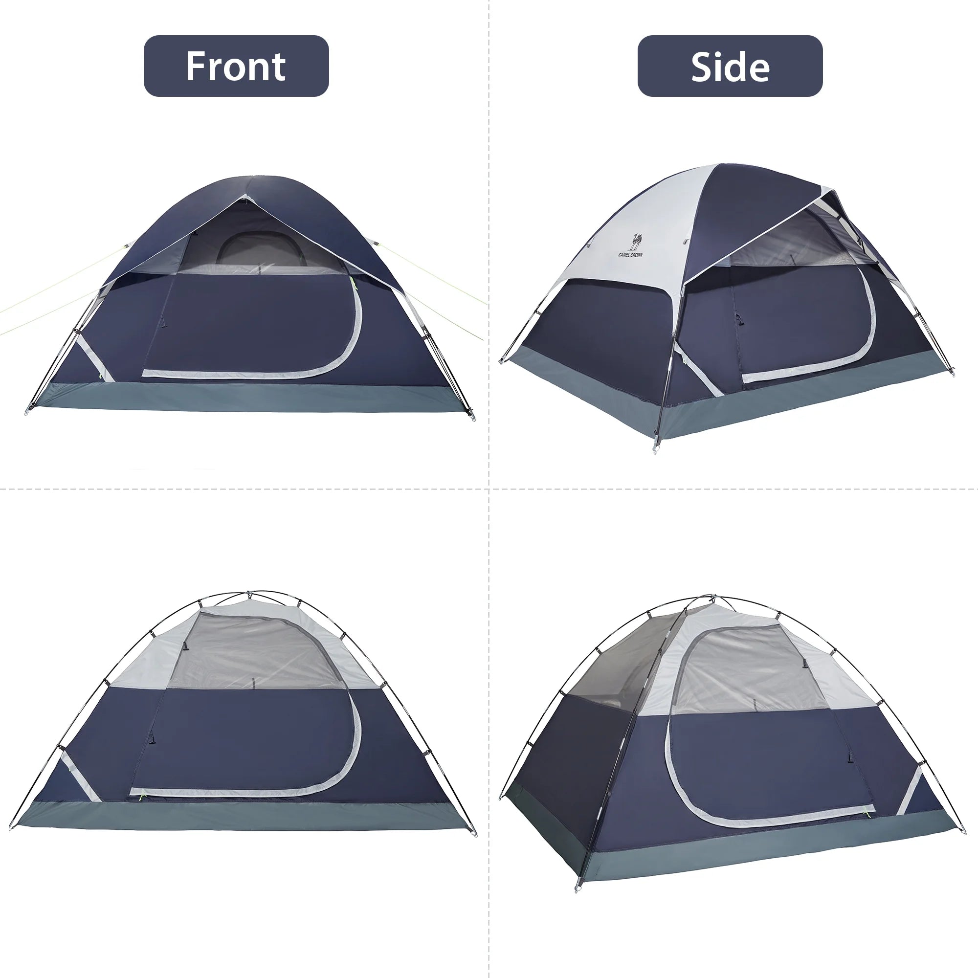 Camping Tent Waterproof 5-6 Person Tent for Camping Outdoor Backpacking Tents Lightweight Dome Tent Windproof Emergency Tent Easy up Tents with Carry Bag