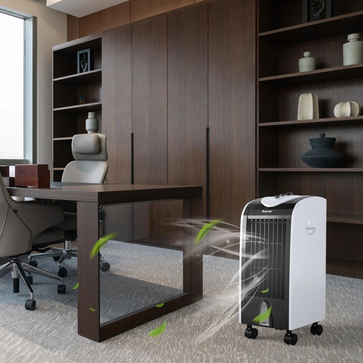 Evaporative Portable Cooler Fan Humidify