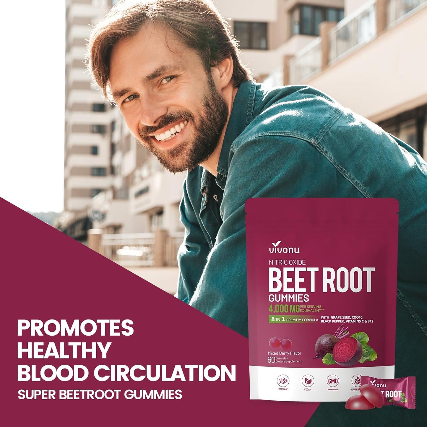 Vitality Boost™ Super Beetroot Gummies