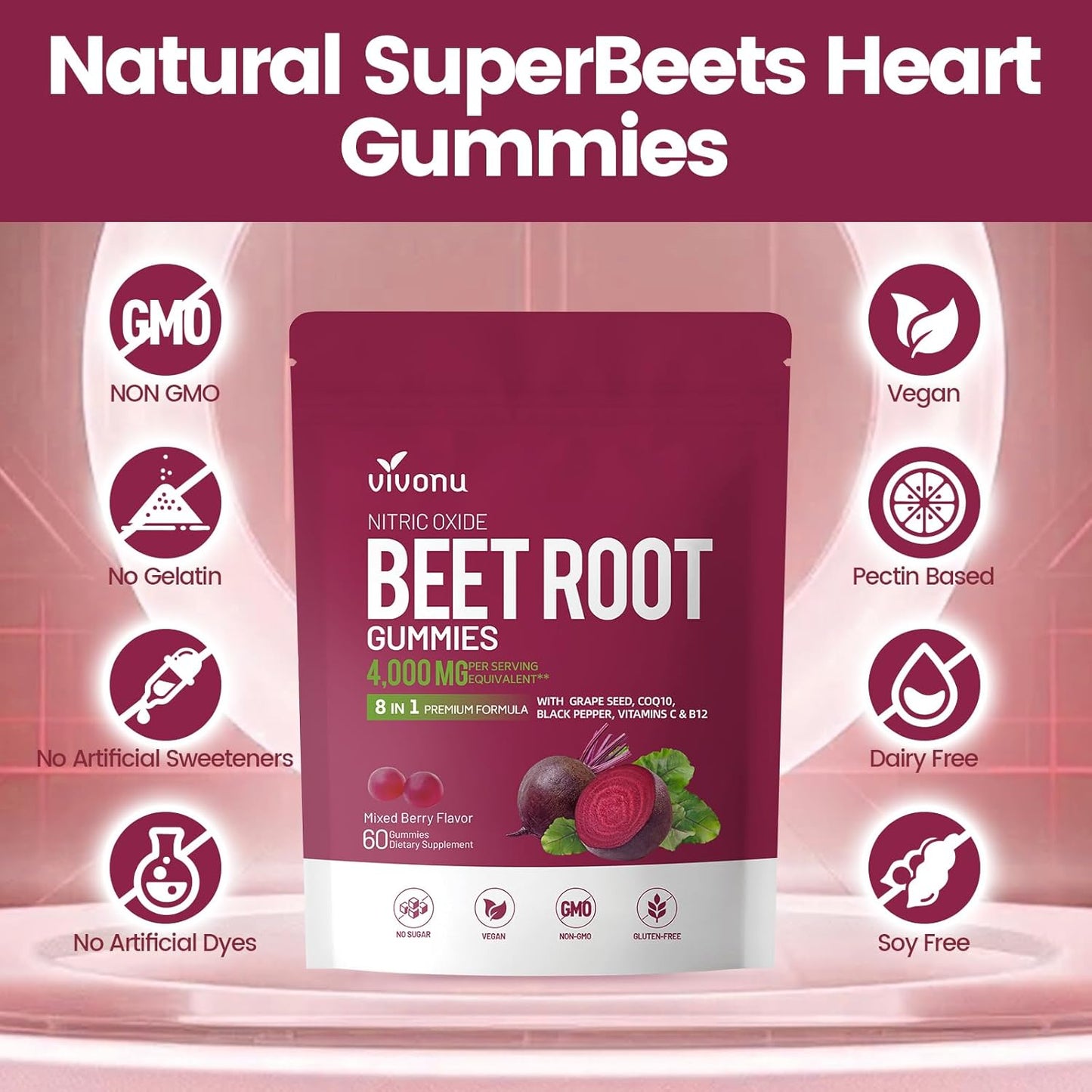 Vitality Boost™ Super Beetroot Gummies