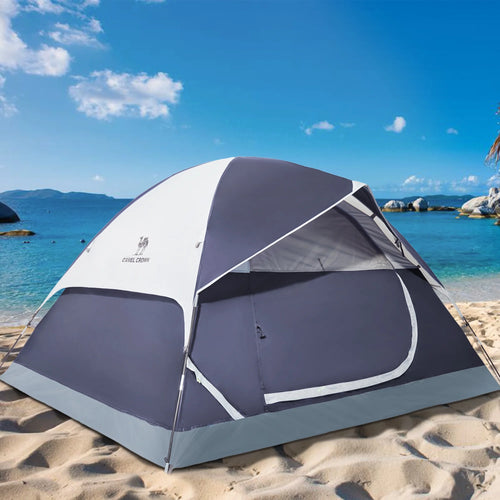 Camping Tent Waterproof 5-6 Person Tent for Camping Outdoor Backpacking Tents Lightweight Dome Tent Windproof Emergency Tent Easy up Tents with Carry Bag